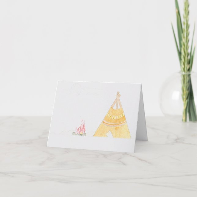 Carte Teepee (Devant)
