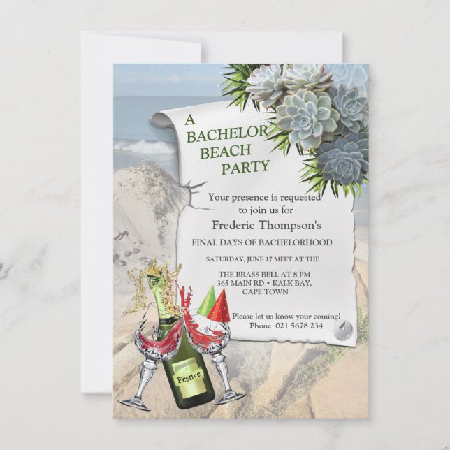 Carte Teintes succulentes de bleus pâles Enterrement de  (Devant)