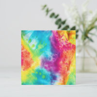 Teinture à cravate arc-en-ciel de néon acide