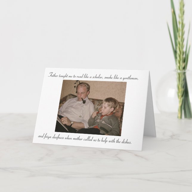 Carte Tel père, tel fils (Devant)