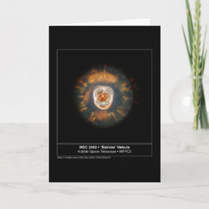 Carte Télescope Eskimo Nebula 2392 Hubble