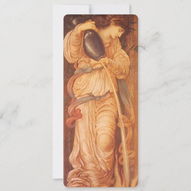 Carte Temperantia par Sir Edward Coley Burne-Jones (Devant)