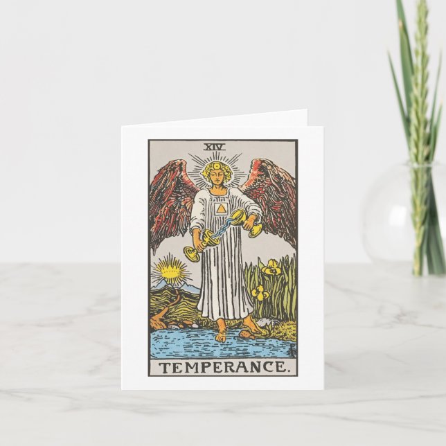 Carte Température - Rider Waite Smith tarot (Devant)