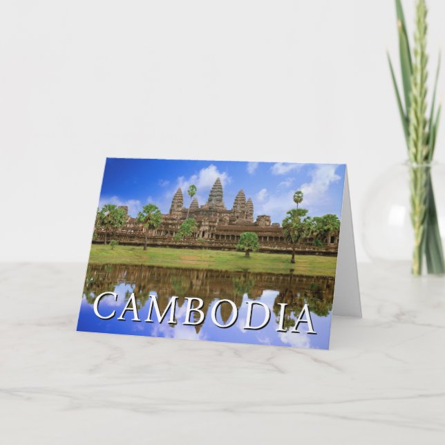 Carte Temple d'Angkor Vat | Kampuchea, Cambodge | Annive (Devant)
