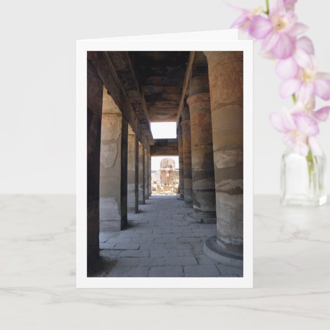 Carte Temple de Louxor, Louxor, Egypte (Orchidée)