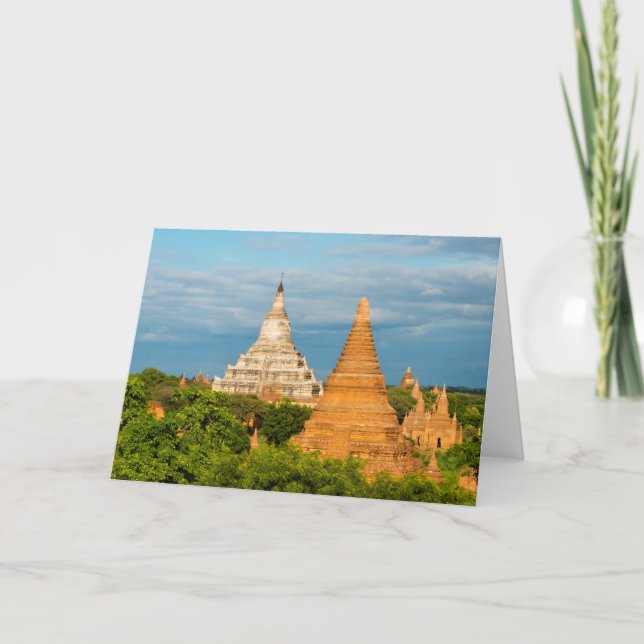 Carte Temples et pagodes antiques| Bagan (Devant)