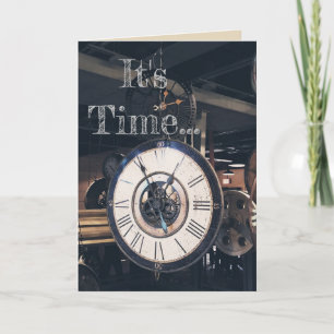 Carte Temps d'anniversaire