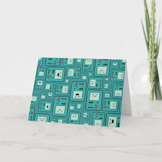 Carte Temps d'aventure | Motif BMO (Devant)