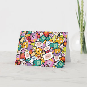 Carte Temps d'aventure   Motif de jeu de caractères