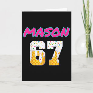 Carte Tendance virale de l'argot du mème de baseball 67 