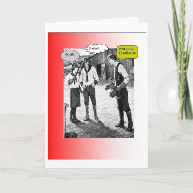 Carte tengallon Anniversaire pour lui (Devant)