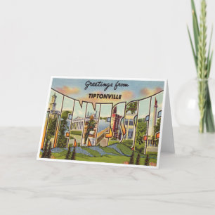 Carte Tennessee vintage