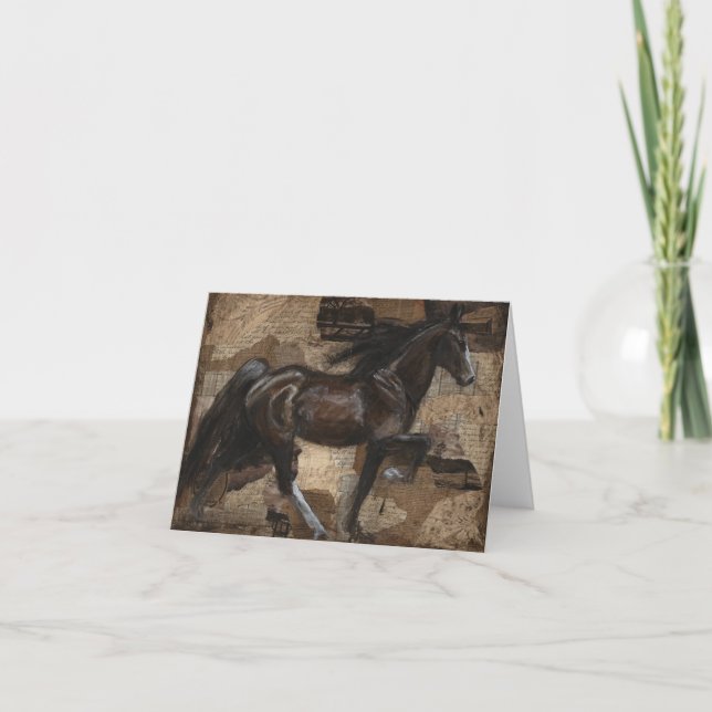 Carte Tennessee Walking Horse Greeting Card (Devant)