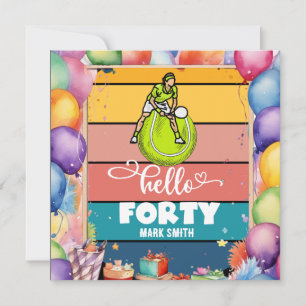 Carte Tennis 40e anniversaire