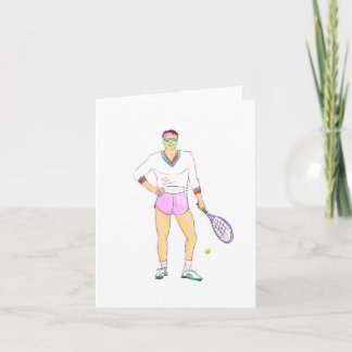 Carte Tennis Chic