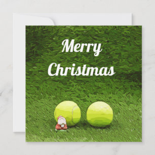 Carte Tennis Christmas Holiday