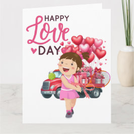Carte TENNIS Saint-Valentin au joueur avec amour