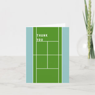 Carte Tennis-themed Thank You