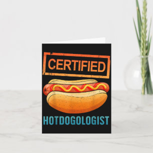 Carte Tenue de hot-dog cool pour hommes femmes adulte ho