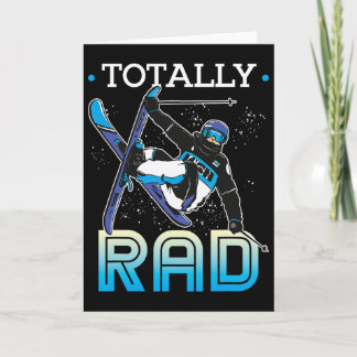Carte Tenue de ski Skieur nordique Ski Totalement Rad