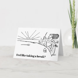 Carte Tenure Félicitations Edw. Lear Cartoon Chillin'