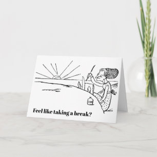 Carte Tenure Félicitations Edw. Lear Cartoon Chillin'