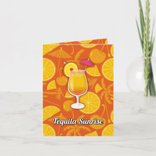 Carte Tequila Sunrise Cocktail Recette