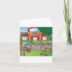 Carte Terrain de jeu scolaire