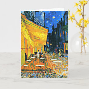 Carte Terrasse de café par Vincent van Gogh,