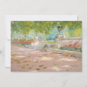 Carte Terrasse, Prospect Park William Merritt Chase