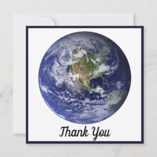 Carte Terre de l'espace, marbre bleu par la NASA