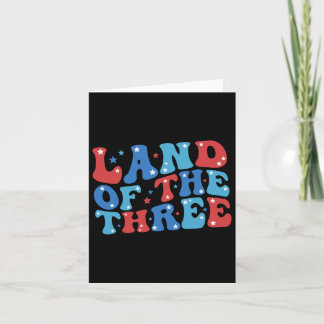 Carte Terre Des Trois 4 juillet Anniversaire Quart De J