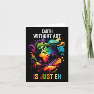 Carte Terre sans art est juste Eh Peinture Artiste Pun A