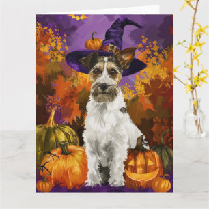 Carte Terrier Renard à Fil de Fer Squelettique Chien Sor