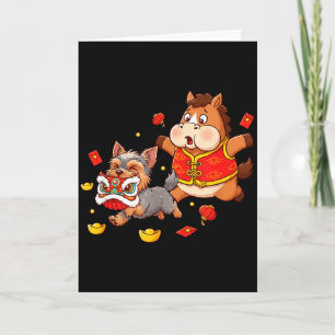Carte Tervire Terrier Yorkshire Chinois Hommes Femmes He