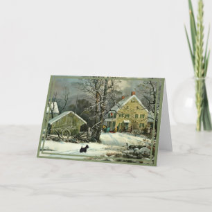 Carte Tervueren écossais Hiver à l'ancienne