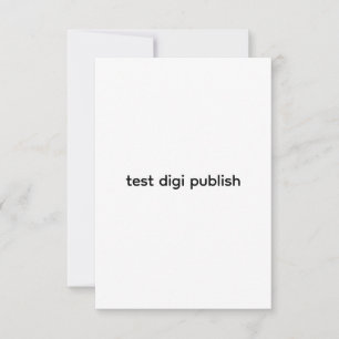 Carte test pub numérique