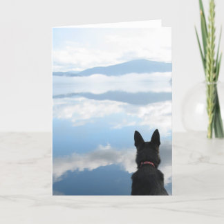 Carte Tête dans les nuages - Blanc à l'intérieur