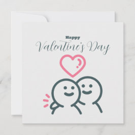 Carte Tête ronde Saint-Valentin