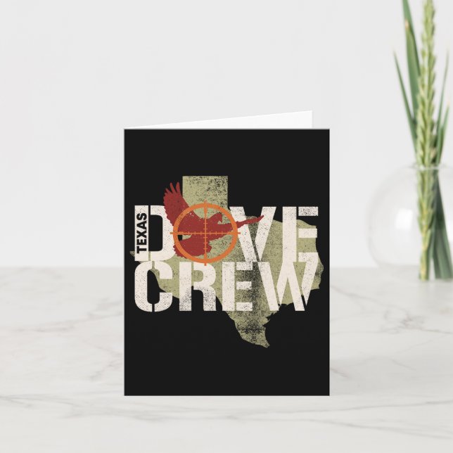 Carte Texas Dove Crew Correspondance Dove Trip (Devant)