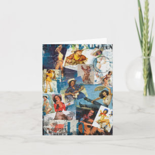 Carte Texas Eclectique " Collection Cowgirl No 2
