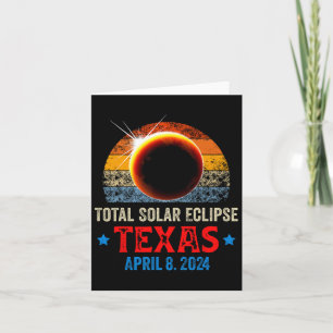 Carte Texas Total Solar Eclipse Avril 8 2024 Texas Solar