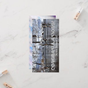 Carte Texte "Félicitations Vous L'Avez Fait !"