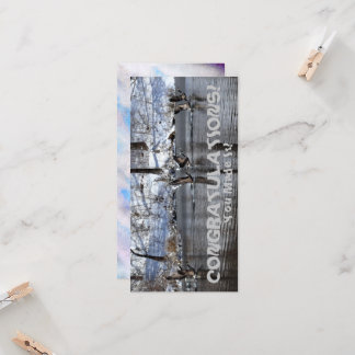 Carte Texte « Félicitations Vous Y Êtes Parvenu ! »