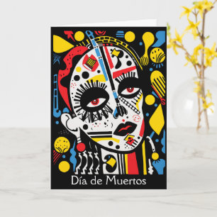 Carte Texte personnalisé 💀 Pop Art Calavera