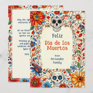 Carte 💀 texte personnalisé Traditions dynamiques