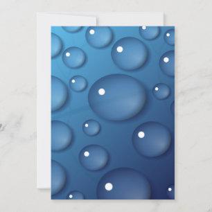 Carte Texture de goutte d'eau bleue