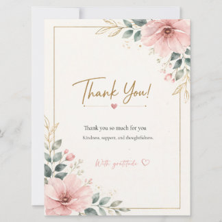 Carte Thank you card