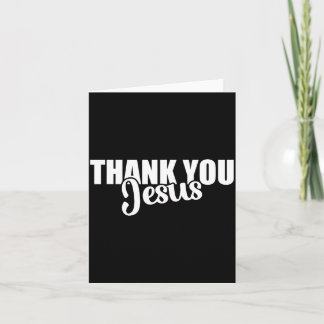 Carte Thank You Jesus Faith Based Christian Bible Gospel