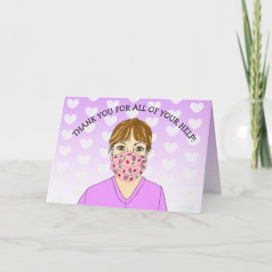 Carte Thank you to a caregiver, hospice worker or nurse